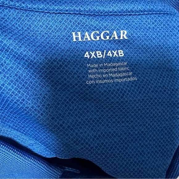 HAGGAR BLUE T-SHIRT FOR MEN - Picture 5 of 6
